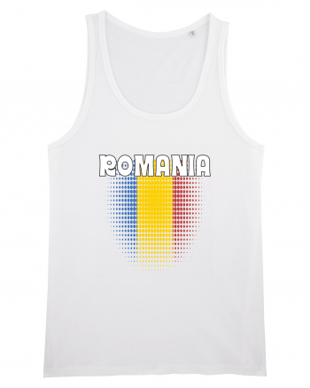 cu iz românesc: România - fundal tricolor #4 White