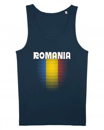 cu iz românesc: România - fundal tricolor #4 Navy