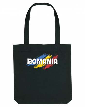 cu iz românesc: România - fundal tricolor #5 Black