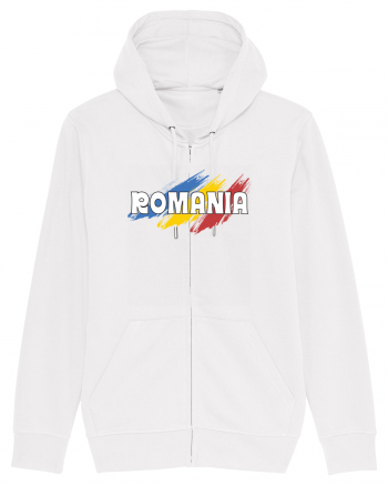 cu iz românesc: România - fundal tricolor #5 White