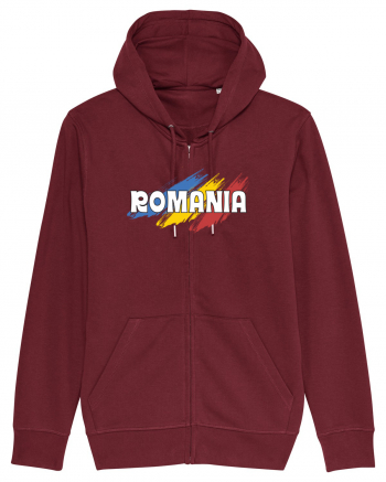 cu iz românesc: România - fundal tricolor #5 Burgundy