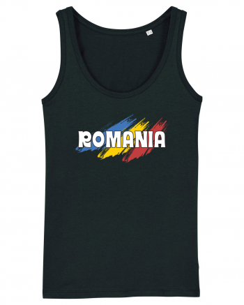 cu iz românesc: România - fundal tricolor #5 Black