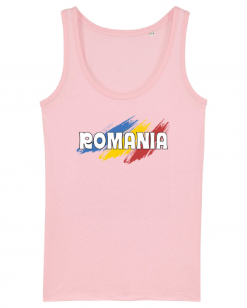 cu iz românesc: România - fundal tricolor #5 Cotton Pink