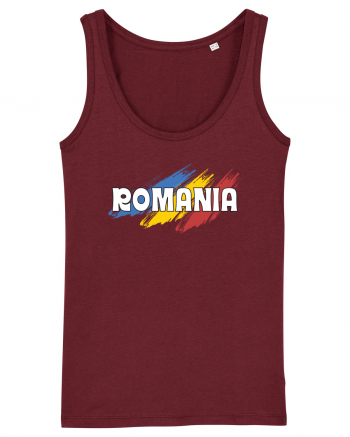 cu iz românesc: România - fundal tricolor #5 Burgundy