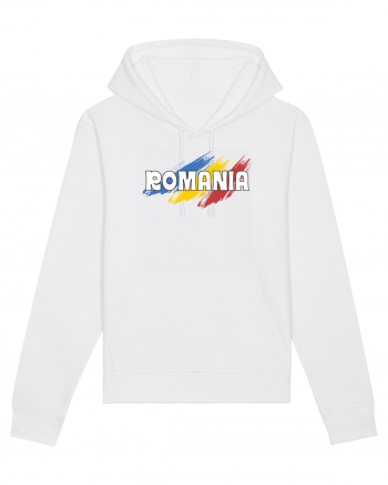 cu iz românesc: România - fundal tricolor #5 White