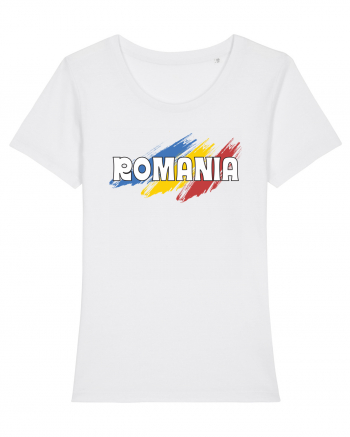 cu iz românesc: România - fundal tricolor #5 White