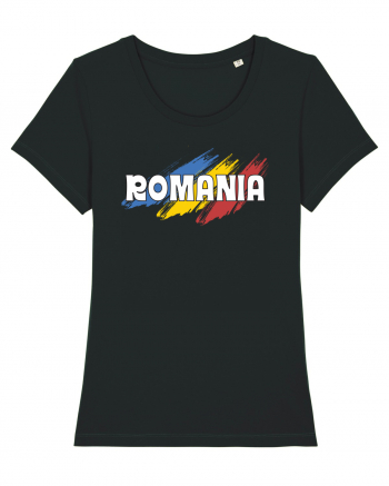 cu iz românesc: România - fundal tricolor #5 Black