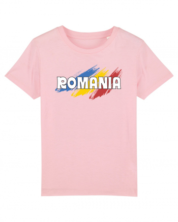 cu iz românesc: România - fundal tricolor #5 Cotton Pink