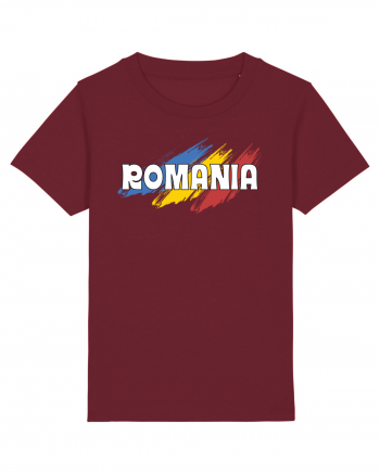 cu iz românesc: România - fundal tricolor #5 Burgundy