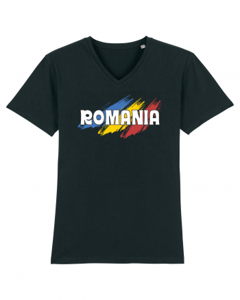 cu iz românesc: România - fundal tricolor #5 Black