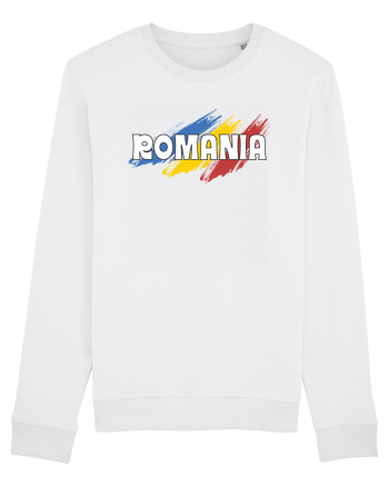 cu iz românesc: România - fundal tricolor #5 White