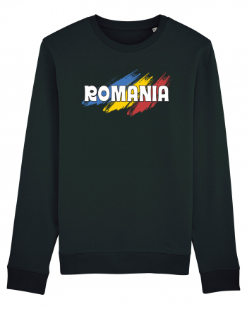 cu iz românesc: România - fundal tricolor #5 Black