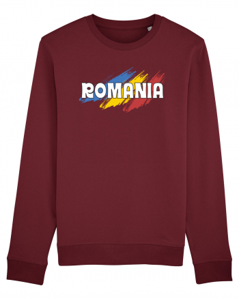 cu iz românesc: România - fundal tricolor #5 Burgundy