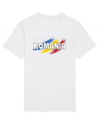 cu iz românesc: România - fundal tricolor #5 White