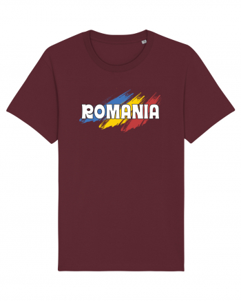 cu iz românesc: România - fundal tricolor #5 Burgundy