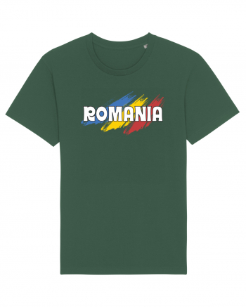 cu iz românesc: România - fundal tricolor #5 Bottle Green