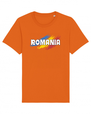 cu iz românesc: România - fundal tricolor #5 Bright Orange