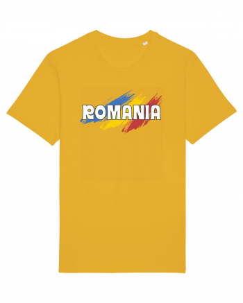 cu iz românesc: România - fundal tricolor #5 Spectra Yellow