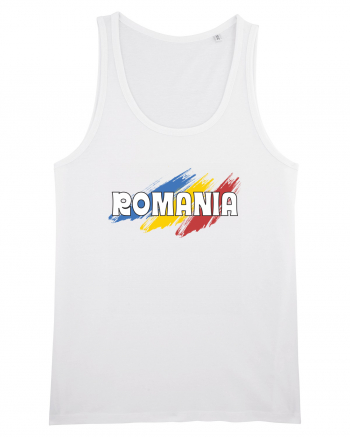 cu iz românesc: România - fundal tricolor #5 White