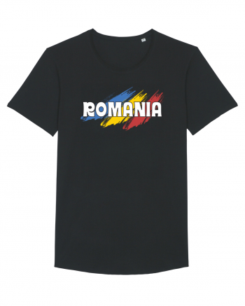 cu iz românesc: România - fundal tricolor #5 Black