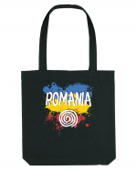 cu iz românesc: România - fundal tricolor #6 Sacoșă textilă