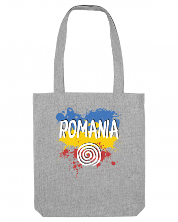 cu iz românesc: România - fundal tricolor #6 Heather Grey