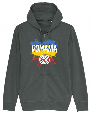 cu iz românesc: România - fundal tricolor #6 Anthracite