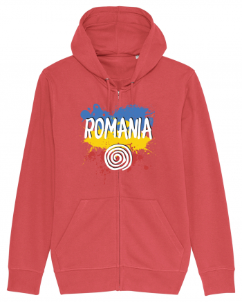 cu iz românesc: România - fundal tricolor #6 Carmine Red