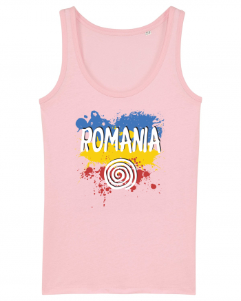 cu iz românesc: România - fundal tricolor #6 Cotton Pink