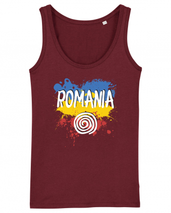 cu iz românesc: România - fundal tricolor #6 Burgundy