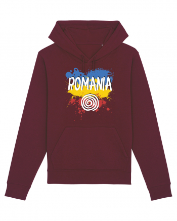 cu iz românesc: România - fundal tricolor #6 Burgundy