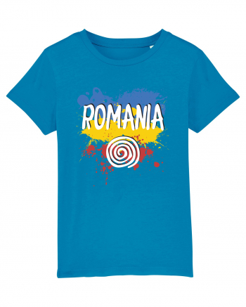 cu iz românesc: România - fundal tricolor #6 Azur