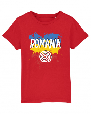 cu iz românesc: România - fundal tricolor #6 Red