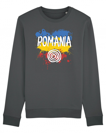 cu iz românesc: România - fundal tricolor #6 Anthracite