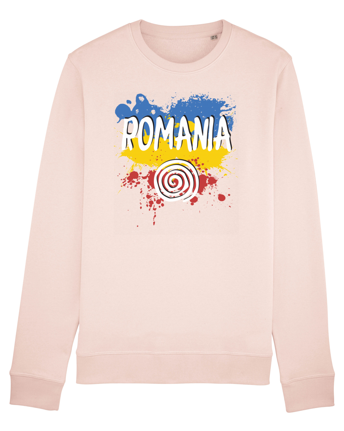 Bluză mânecă lungă Unisex Rise Candy Pink