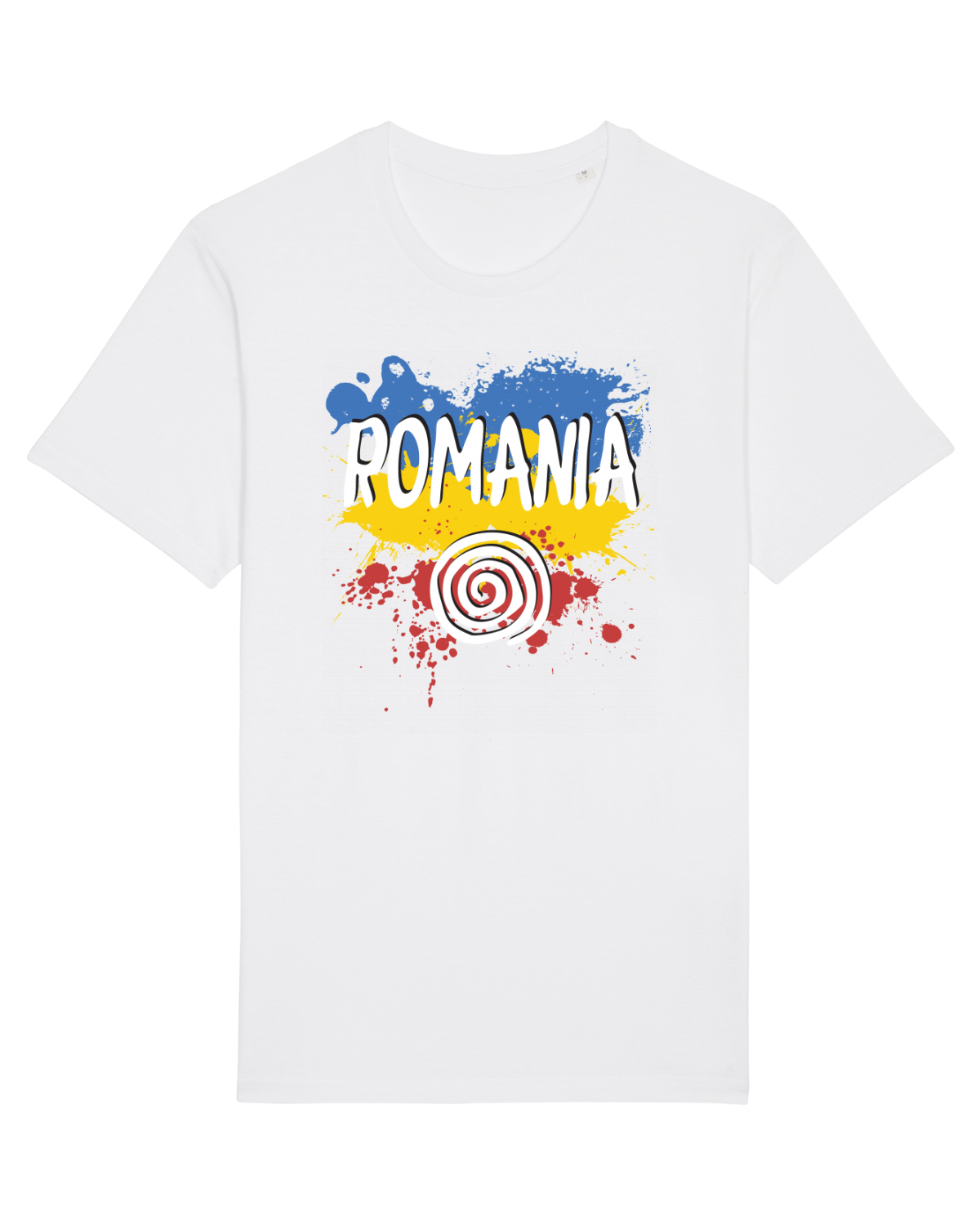 Tricou mânecă scurtă Unisex Rocker White