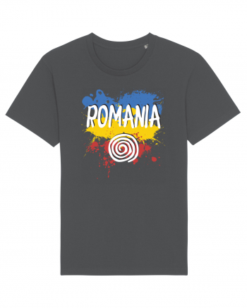 cu iz românesc: România - fundal tricolor #6 Anthracite