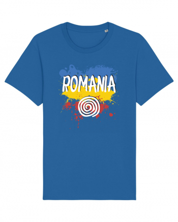 cu iz românesc: România - fundal tricolor #6 Royal Blue