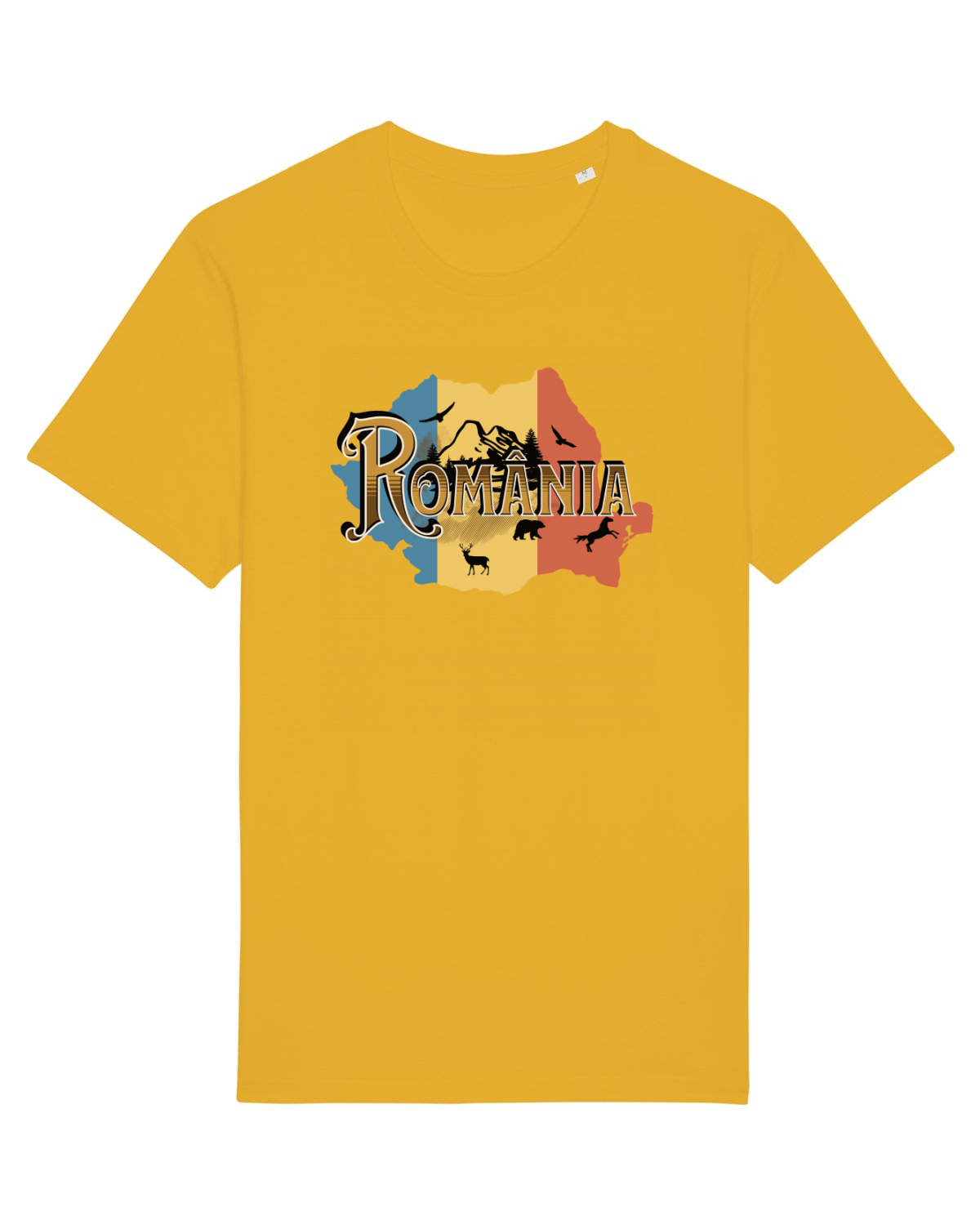Tricou mânecă scurtă Unisex Rocker Spectra Yellow