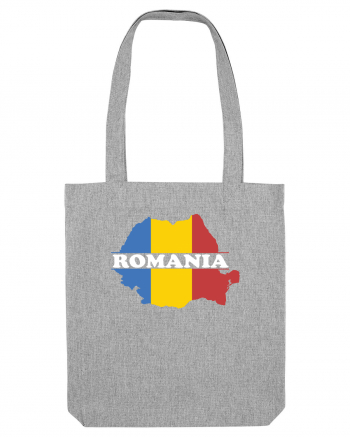 cu iz românesc: România - hartă tricoloră Heather Grey