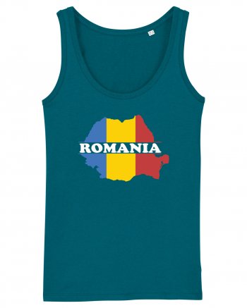 cu iz românesc: România - hartă tricoloră Ocean Depth