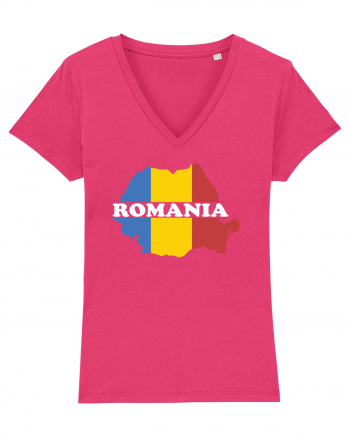 cu iz românesc: România - hartă tricoloră Raspberry