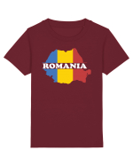 cu iz românesc: România - hartă tricoloră Tricou mânecă scurtă  Copii Mini Creator
