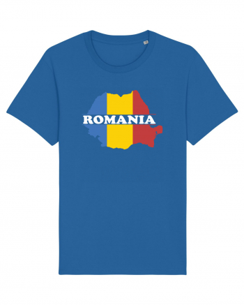 cu iz românesc: România - hartă tricoloră Royal Blue