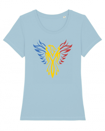 cu iz românesc: România - Phoenix tricolor Sky Blue