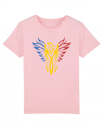 cu iz românesc: România - Phoenix tricolor Cotton Pink