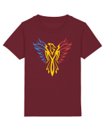 cu iz românesc: România - Phoenix tricolor Tricou mânecă scurtă  Copii Mini Creator