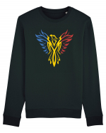 cu iz românesc: România - Phoenix tricolor Bluză mânecă lungă Unisex Rise