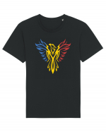 cu iz românesc: România - Phoenix tricolor Tricou mânecă scurtă Unisex Rocker