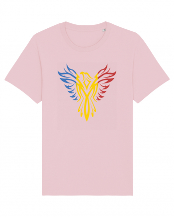 cu iz românesc: România - Phoenix tricolor Cotton Pink